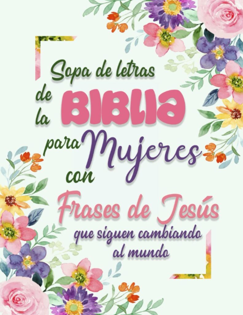 Sopa De Letras De La Biblia Para Mujeres Con Frases De Jesús Que Siguen