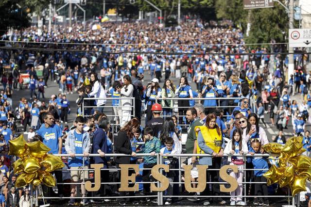 “Marcha para Jesús” inunda calles de Brasil