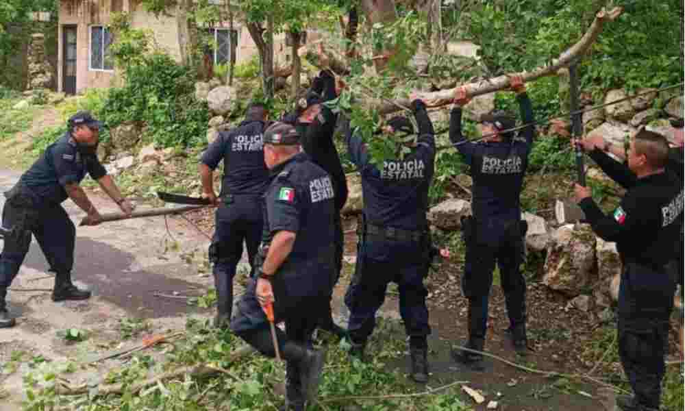 Beryl continúa en Yucatán y causará lluvias torrenciales